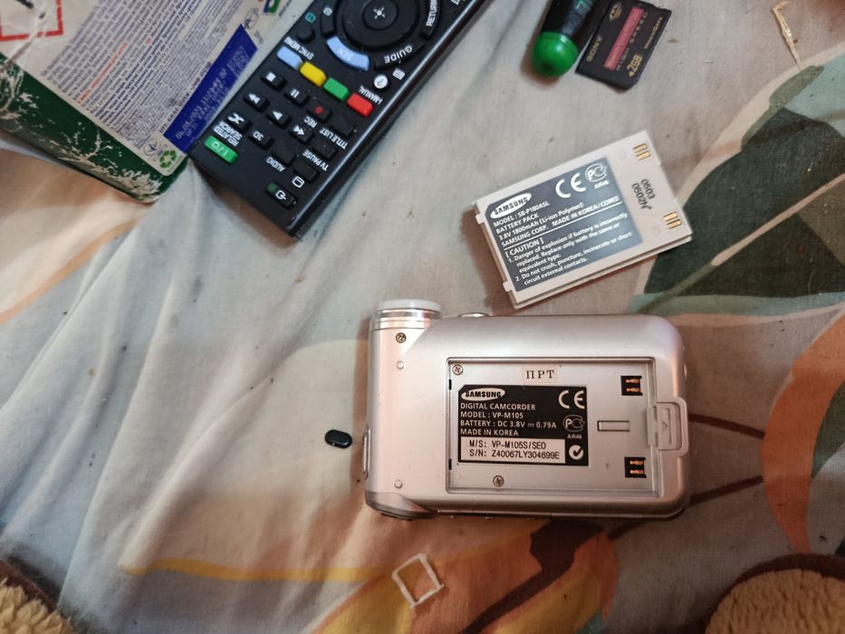 Vp-m105 samsung мини видеокамера