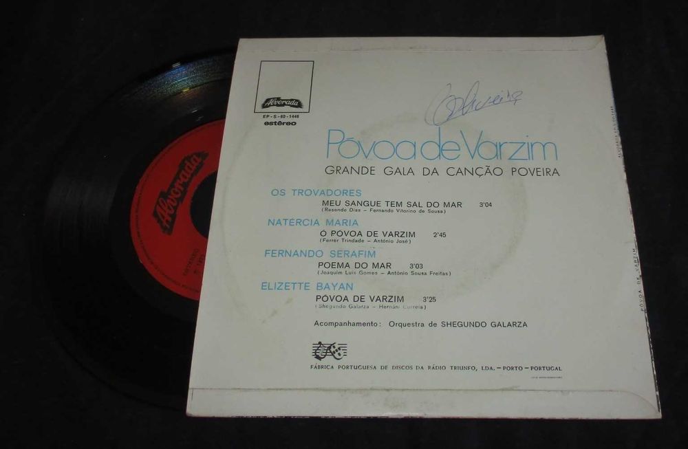 Disco Single Vinil Póvoa de Varzim Grande Gala Da Canção Poveira 1973