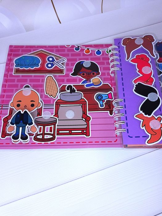 Альбом на липучках "ТокаБока веселий шопінг"