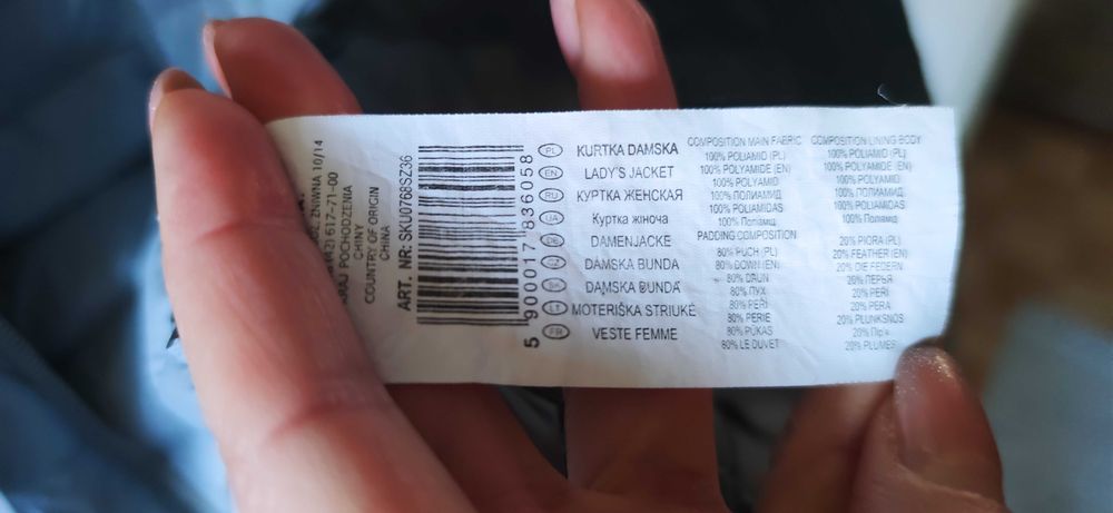 Top Secret płaszcz kurtka pikowana puchowa 36, wysyłka w cenie 10 PLN