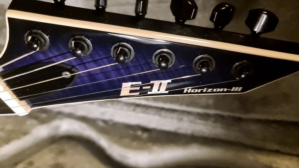 Guitarra elétrica Guit elect ESP E-Il Horizon S Reindeer Blue