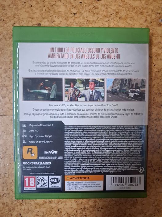 L.A. Noire Xbox One