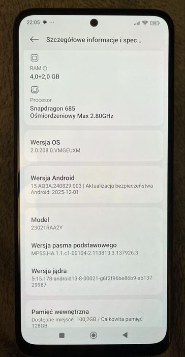 Xiaomi Redmi Note 12 - 4/128GB - 6,67"