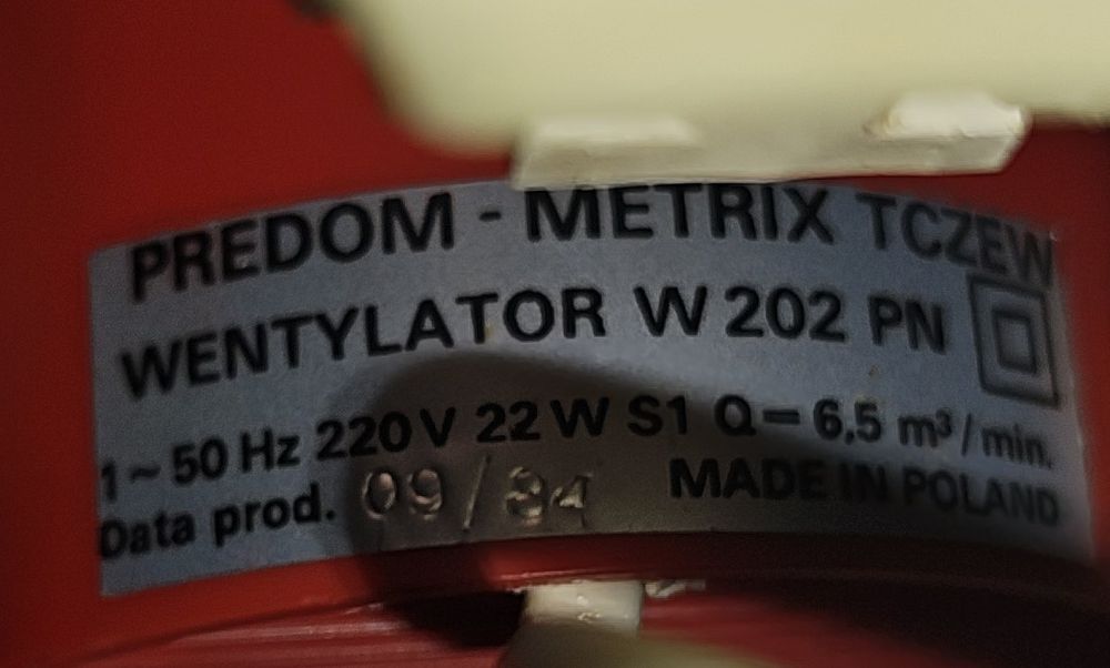 PRL Wentylator Predom Metrix W 202 PN
