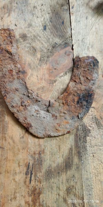 Оковка з деревяной лопати