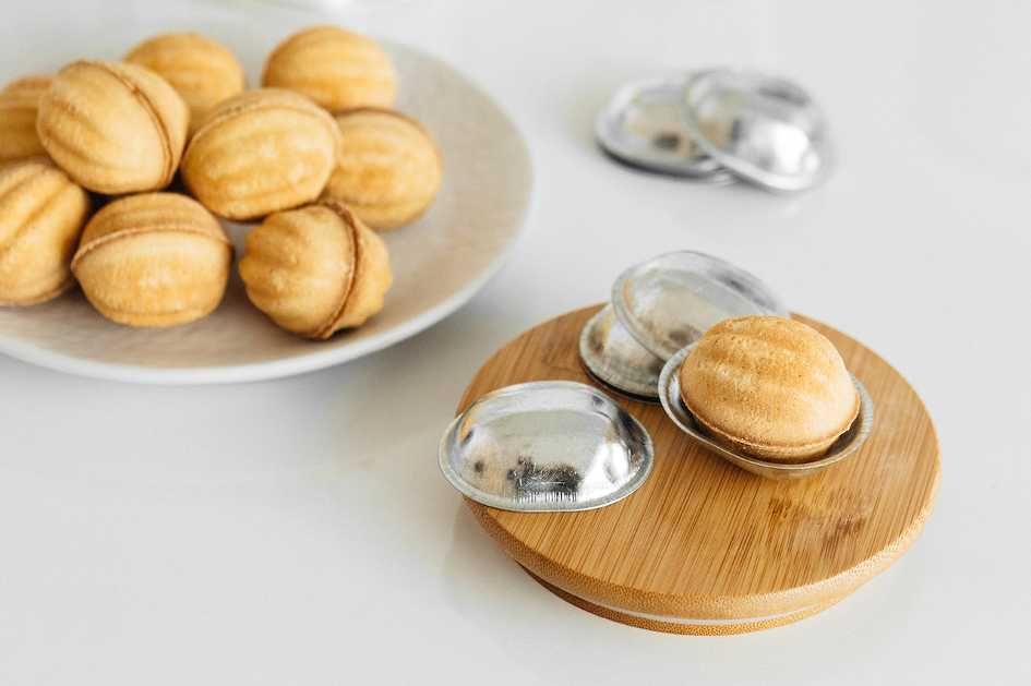 Grube foremki do pieczenia ciastek orzeszków forma na orzeszki 10 szt