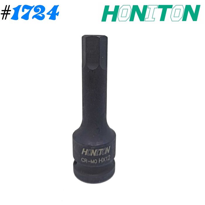 Nasadka Imbus 12 / 78 mm 1/2" udarowa Cr-Mo HONITON H5312 imbus 12mm