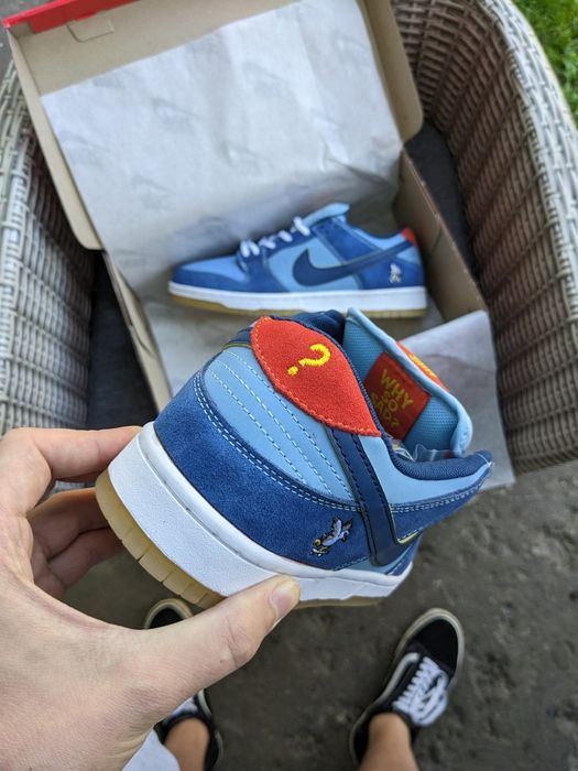 Уцінка! Кросівки кеди Why So Sad? x Dunk Low Pro SB 'The Predatory Bird' 40 25 см