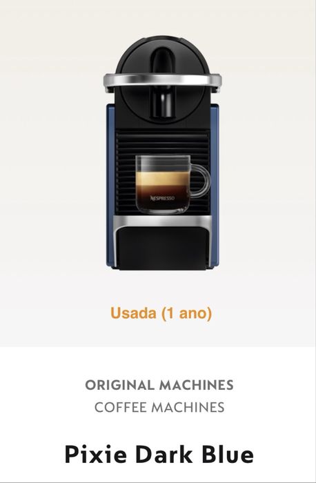 Máquina de café Nespresso Pixie Dark Blue