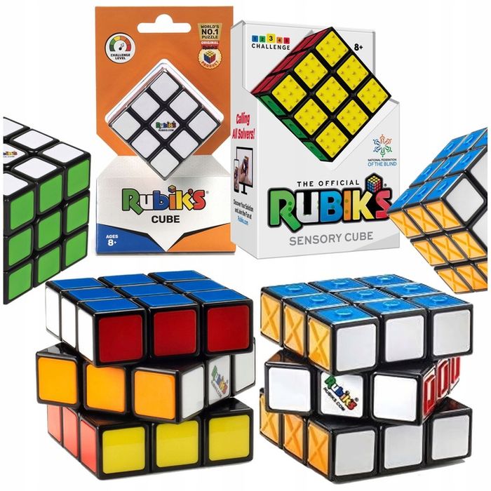 Oryginalne Kostki Rubika Cube 3x3 Rubik's Oraz Sensory Zabawki Logiczn
