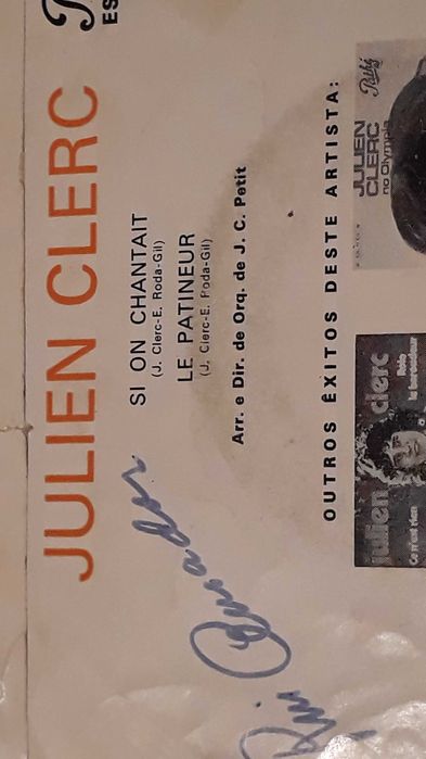 Julien Clerc - Si on chantait - single vinil - portes incluídos