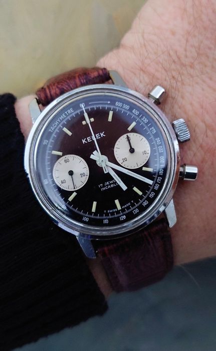 Kelek Chronograph z lat 70. Piękny stan.