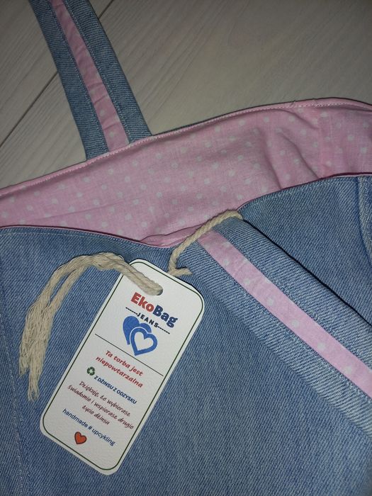 Torba z dżinsu handmade