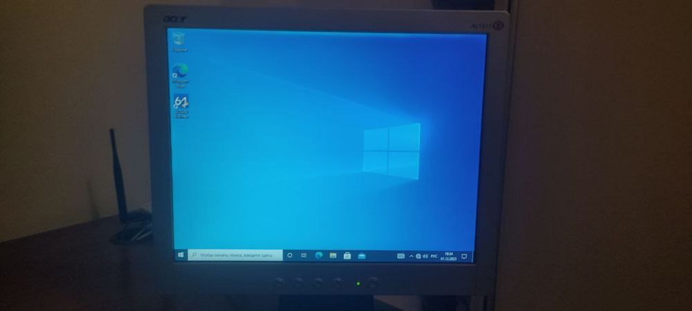 Intel Core i3-7100. Монитор Acer AL1511