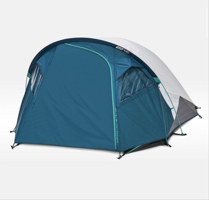 Кемпінговий намет Quechua MH100 Fresh & Black XL на 3 особи