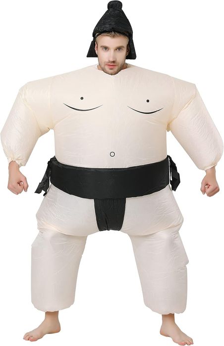 Kostium Sumo Wrestlera Dla Dorosłych – Nadmuchiwany Rozmiar One Size