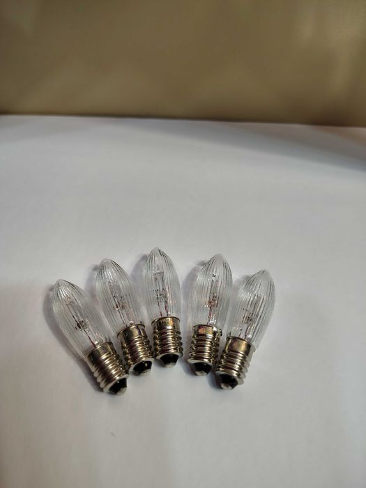 Żaróweczki do świeczników adwentowych E10 34w 3v 7 szt