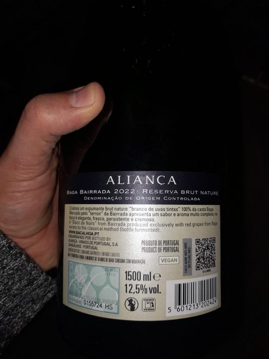 Garrafa de espumante