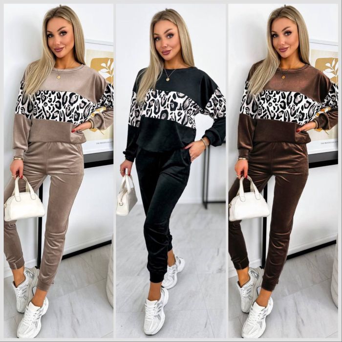 Женский велюровый спортивный костюм/Жіночий велюровий спорт костюм L2