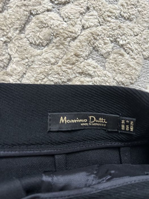 Saia preta Massimo Dutti