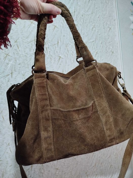 Сумка Cowboysbag, натуральная замша.