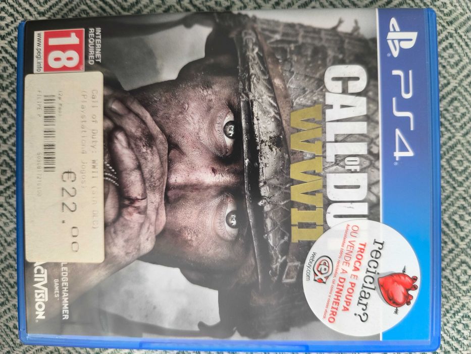 Jogo PS4 call of duty wwII