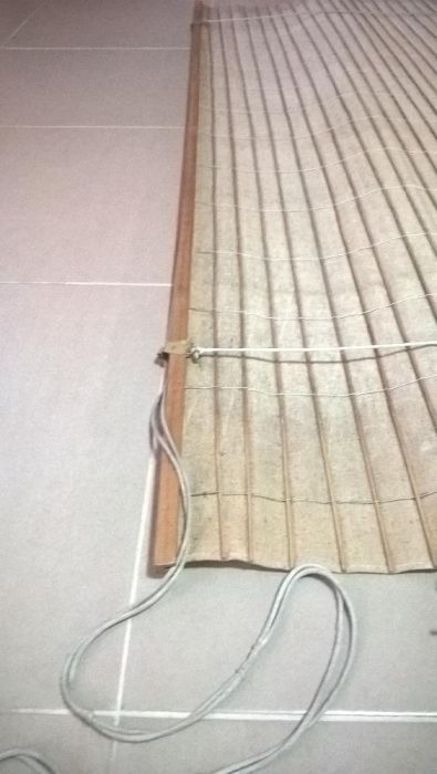 2 Cortinados tecido indiano de grande qualidade usados em bom estado