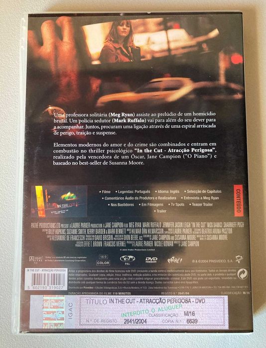 [DVD] In The Cut: Atracção Perigosa