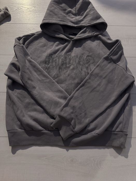 сіре худі y2k cropp