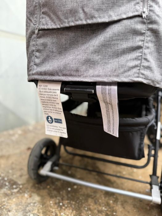 Conjunto zippy safe duo (carrinho + ovo)