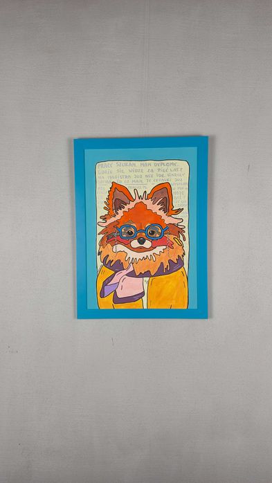 Obraz / grafika -  Pomeranian Szpic Miniaturowy - A3