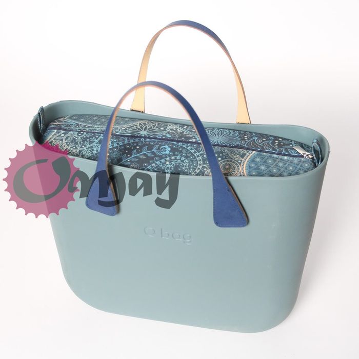Granatowy organizer do OBAG STANDARD orient Morski 2 kieszenie OMAY