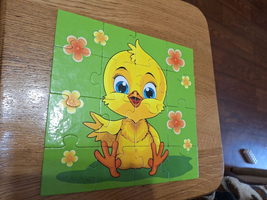 Пазли дитячі на  16 та 30 елементів  вік 3+