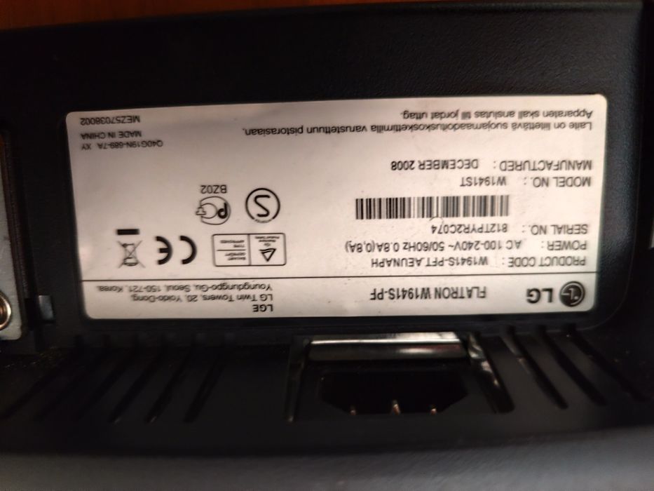 Monitor LG flatron