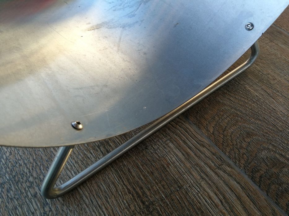 Kosz na opał inox nierdzewny do kominka