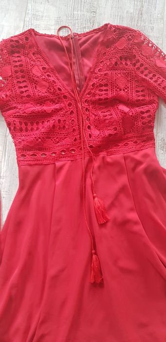 Sukienka czerwona M/L
