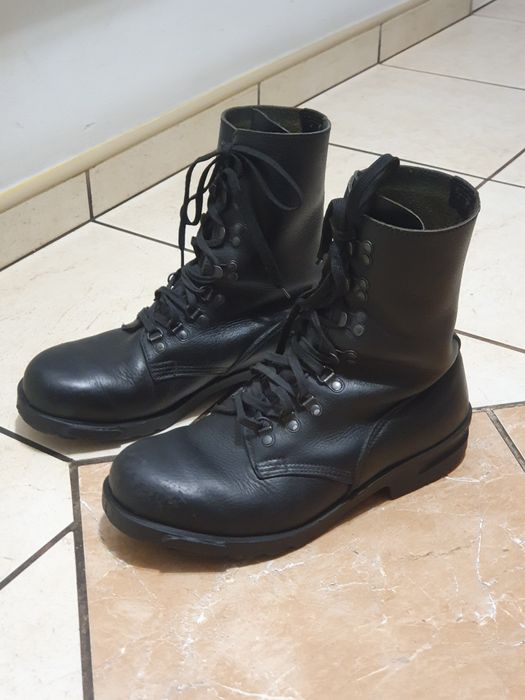 Buty wojskowe czarne r. 41 skórzane