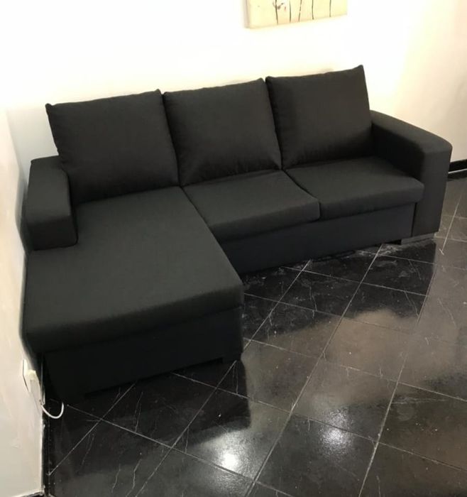 NOVO !!! Sofá com chaiselongue reversível a pronta entrega