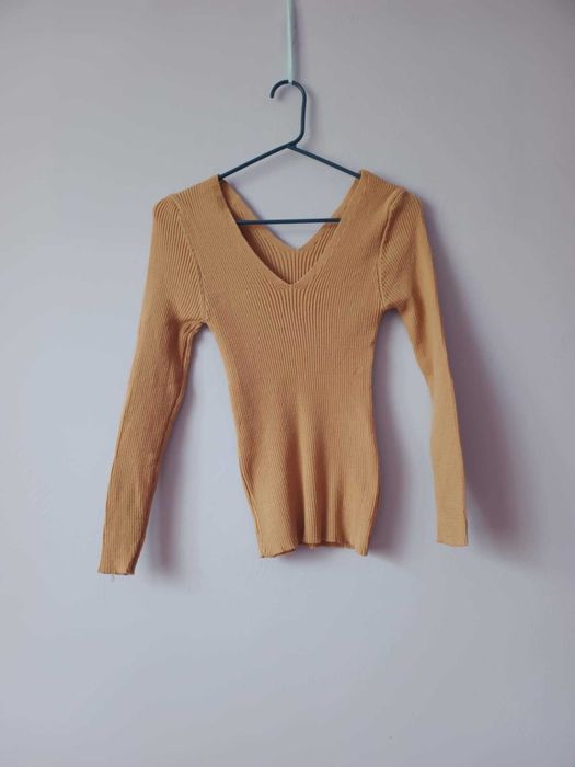 Bluzka kolor bezowy, XS