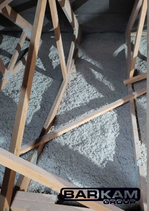 Ocieplenie wełną celulozową, Nadmuch celulozą