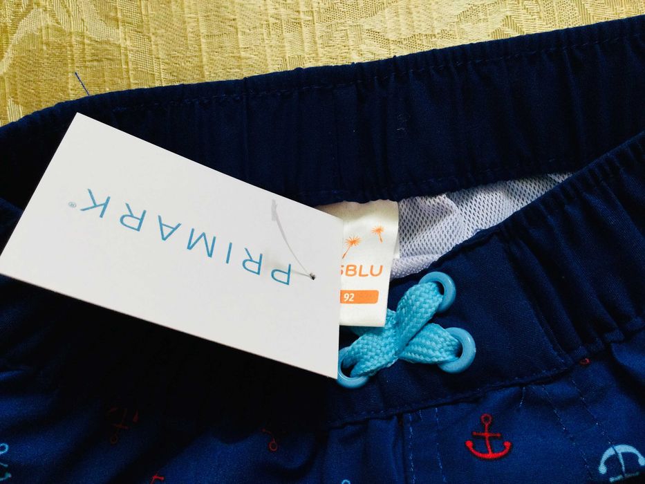2-4 рок. 92 зр Primark. пляжні шорти для плавання з морським принтом