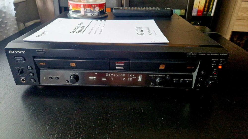 SONY nagrywarka CD RCD-W100 + Pilot