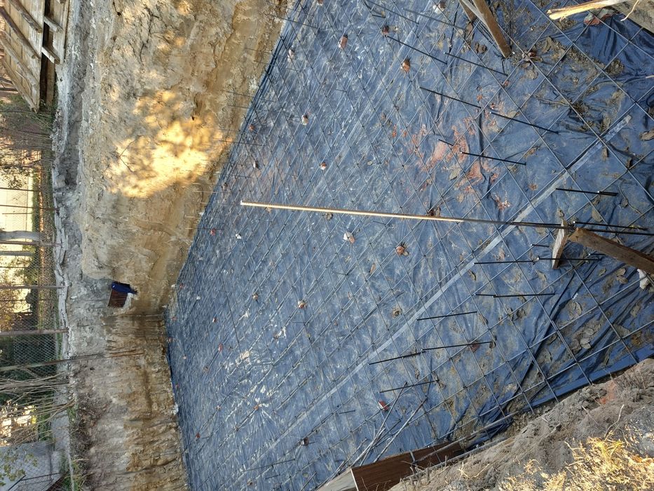 Стяжка бетонна армована, монтаж плит перекриття, заливка плити