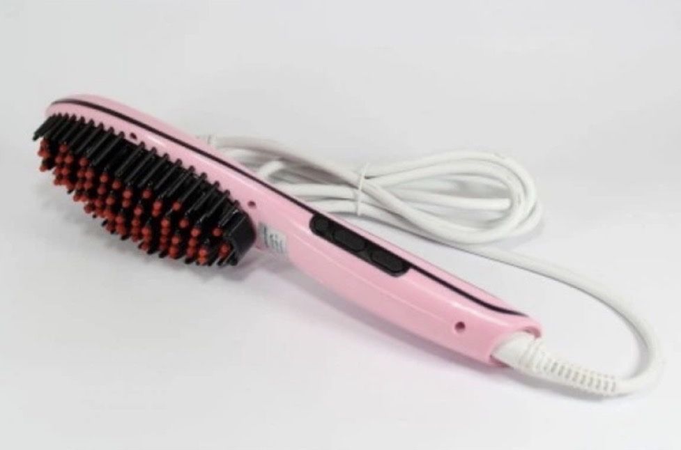 Гребінець-випрямляч Fast Hair з Led дисплеєм