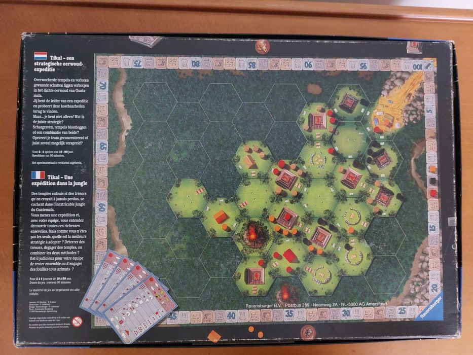 Tikal - Board Game, Jogo de Tabuleiro (Spiel des Jahres 1999)