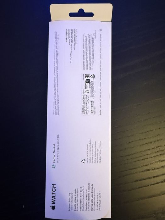 Bracelete Original Apple - Solo Entracada 46mm/Caixa Original