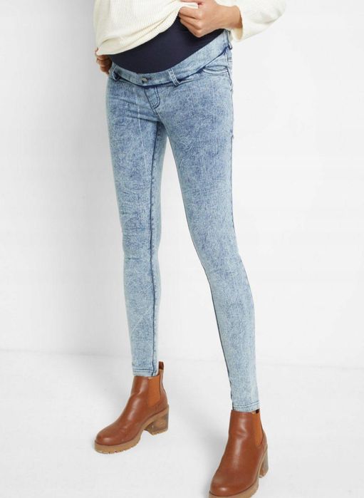 Spodnie ciążowe jeansowe 42