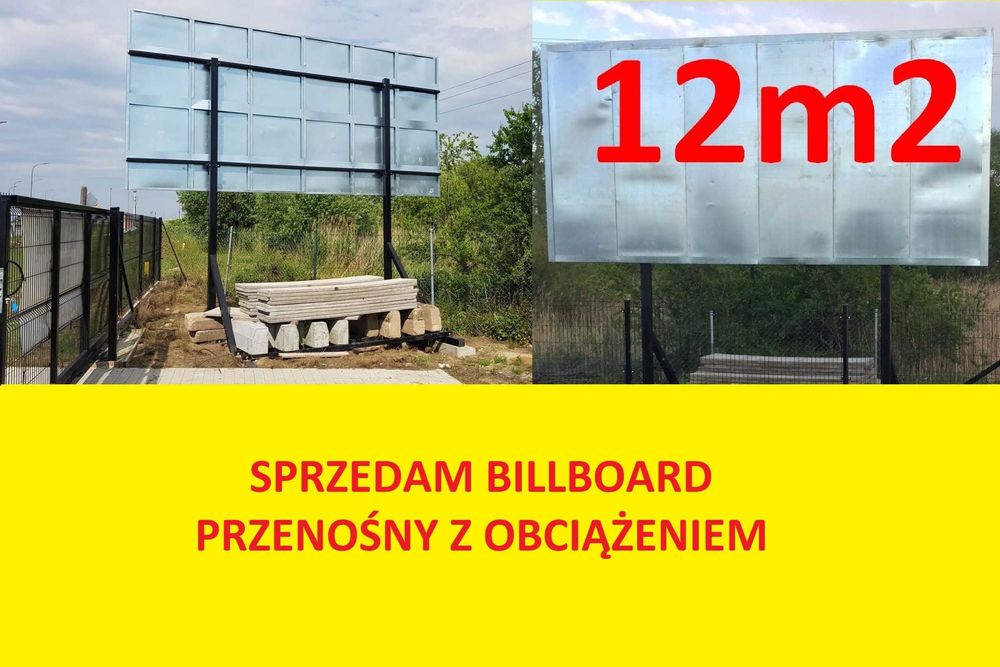 Sprzedam billboard reklamowy przenośny  12 m² z obciążeniem
