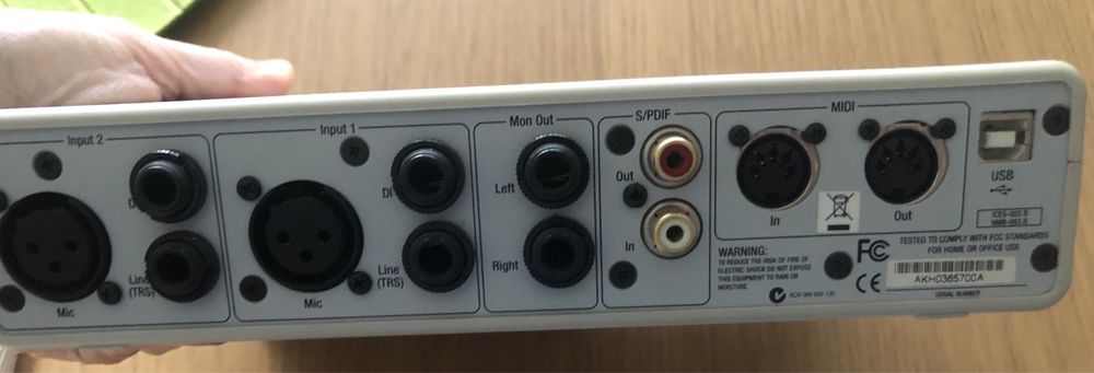 Interface áudio Mbox2 - digidesign