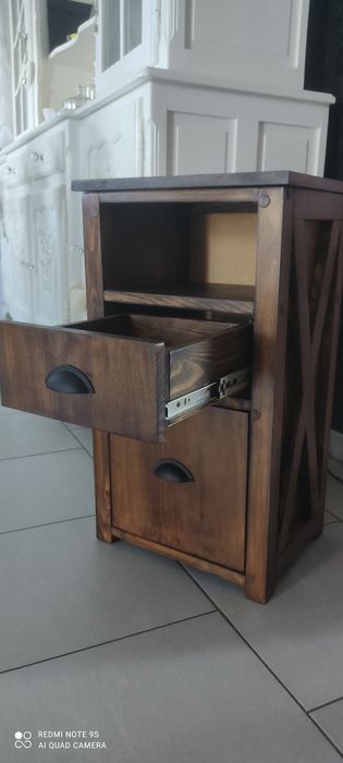 Duża szafka nocna drewno